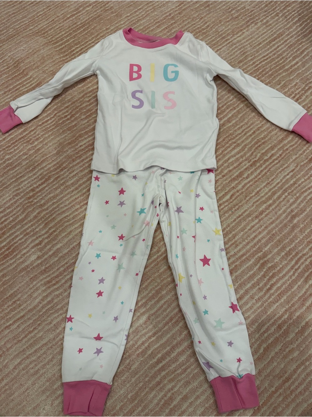 Pottery Barn Kids "Big Sis" Pajama Set